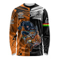 Custom NRL Tigers Combine Panthers Rugby Long Sleeve Shirt Sporty Style LT9