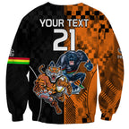 Custom NRL Tigers Combine Panthers Rugby Sweatshirt Sporty Style LT9