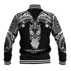 New Zealand Te Reo Maori Baseball Jacket Kia Kaha Maori Language Week Black Style LT9