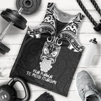 New Zealand Te Reo Maori Men Tank Top Kia Kaha Maori Language Week Black Style LT9