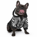 New Zealand Te Reo Maori Pet Hoodie Kia Kaha Maori Language Week Black Style