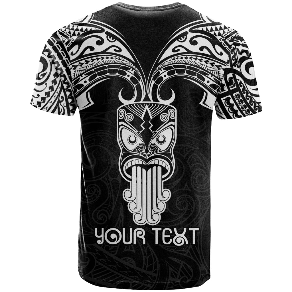 Personalised New Zealand Te Reo Maori T Shirt Kia Kaha Maori Language Week Black Style LT9