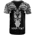 Personalised New Zealand Te Reo Maori T Shirt Kia Kaha Maori Language Week Black Style LT9
