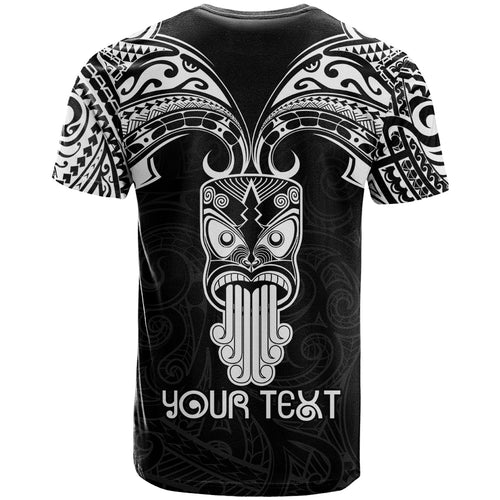 Personalised New Zealand Te Reo Maori T Shirt Kia Kaha Maori Language Week Black Style LT9