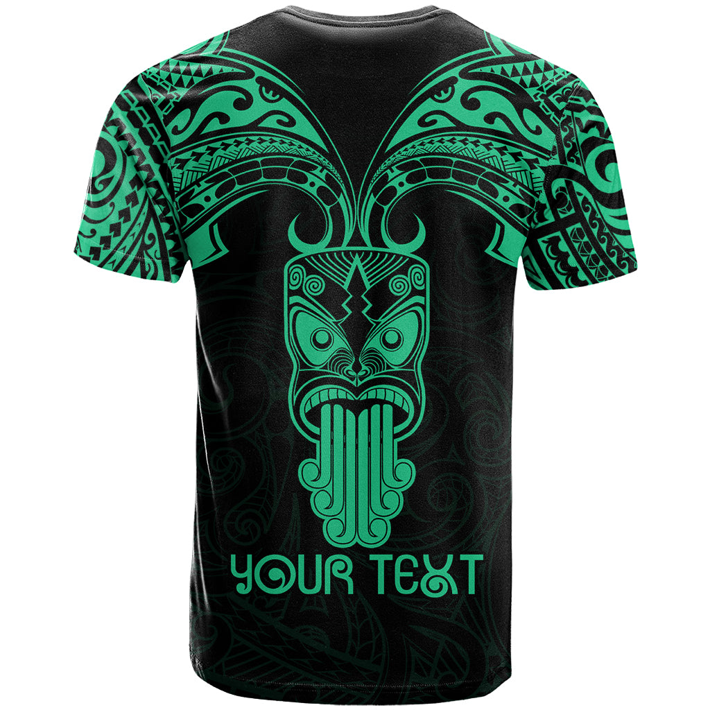 Personalised New Zealand Te Reo Maori T Shirt Kia Kaha Maori Language Week Green Style LT9