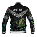 Personalised Maori Manaia Baseball Jacket New Zealand Tribal Hei Matau Papua Shell