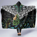 Personalised Maori Manaia Hooded Blanket New Zealand Tribal Hei Matau Papua Shell