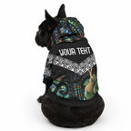Personalised Maori Manaia Pet Hoodie New Zealand Tribal Hei Matau Papua Shell