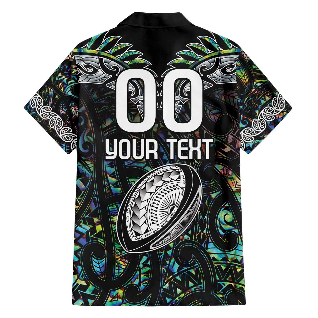 Custom New Zealand Family Matching Long Sleeve Bodycon Dress and Hawaiian Shirt Maori Rugby Tattoo Papua Shell
