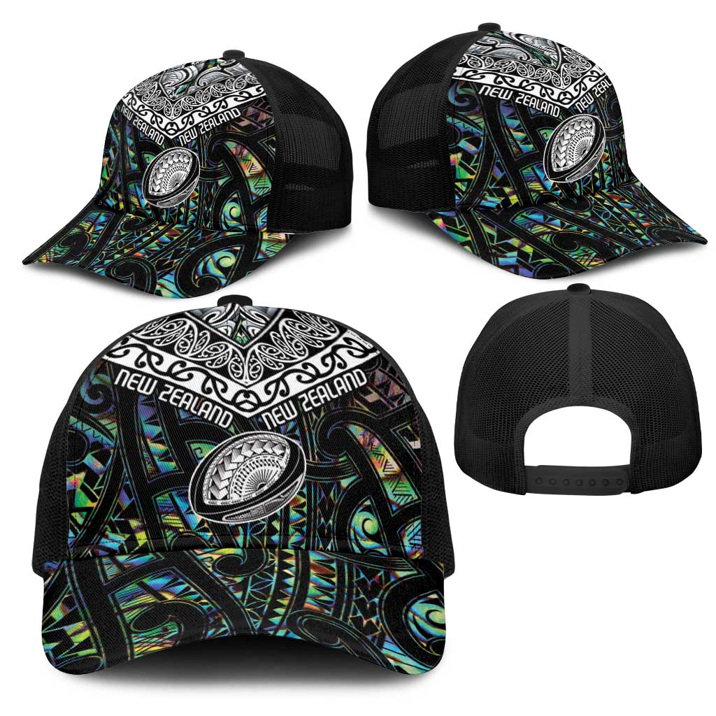 New Zealand Mesh Trucker Cap Maori Rugby Tattoo Papua Shell - Aussie Hoodie