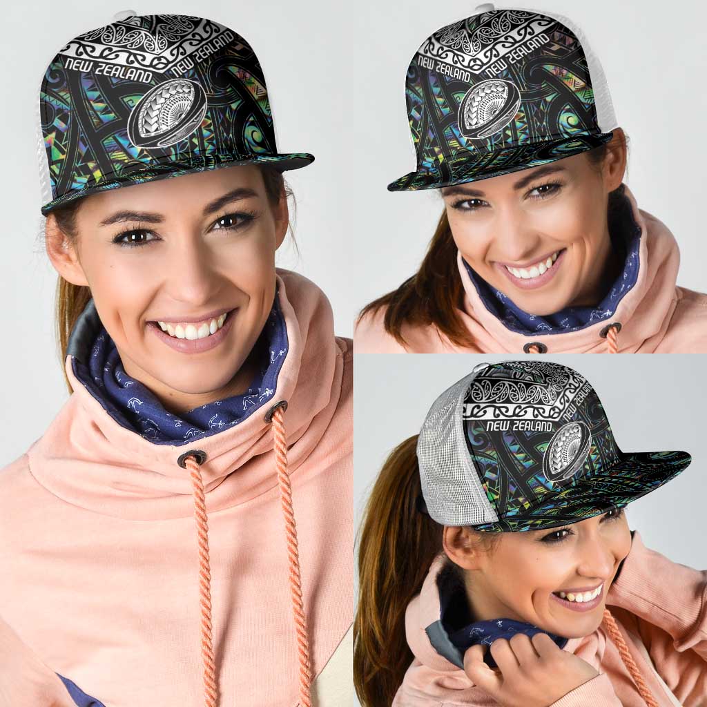 New Zealand Mesh Trucker Cap Maori Rugby Tattoo Papua Shell - Aussie Hoodie