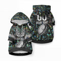 Custom New Zealand Pet Hoodie Maori Rugby Tattoo Papua Shell