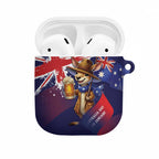 Australia Day Kangaroo Flag AirPods Case Aussie Aussie Aussie Oi Oi Oi - Aussie Hoodie
