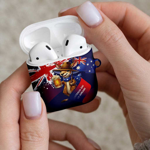 Australia Day Kangaroo Flag AirPods Case Aussie Aussie Aussie Oi Oi Oi - Aussie Hoodie