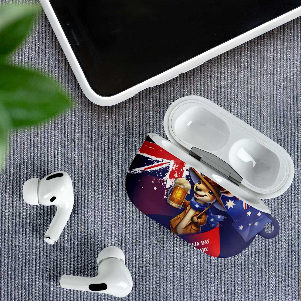 Australia Day Kangaroo Flag AirPods Case Aussie Aussie Aussie Oi Oi Oi - Aussie Hoodie