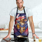 Australia Day Kangaroo Flag Apron Aussie Aussie Aussie Oi Oi Oi - Aussie Hoodie