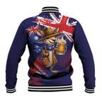 Australia Day Kangaroo Flag Baseball Jacket Aussie Aussie Aussie Oi Oi Oi - Aussie Hoodie