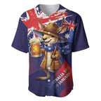 Australia Day Kangaroo Flag Baseball Jersey Aussie Aussie Aussie Oi Oi Oi - Aussie Hoodie