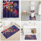 Australia Day Kangaroo Flag Bathroom Set Aussie Aussie Aussie Oi Oi Oi - Aussie Hoodie