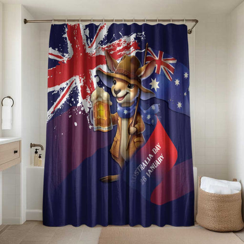 Australia Day Kangaroo Flag Bathroom Set Aussie Aussie Aussie Oi Oi Oi - Aussie Hoodie