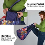 Australia Day Kangaroo Flag Grocery Bag Aussie Aussie Aussie Oi Oi Oi - Aussie Hoodie
