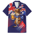 Australia Day Kangaroo Flag Hawaiian Shirt Aussie Aussie Aussie Oi Oi Oi - Aussie Hoodie