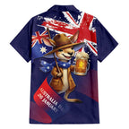 Australia Day Kangaroo Flag Hawaiian Shirt Aussie Aussie Aussie Oi Oi Oi - Aussie Hoodie