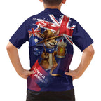 Australia Day Kangaroo Flag Kid Hawaiian Shirt Aussie Aussie Aussie Oi Oi Oi - Aussie Hoodie
