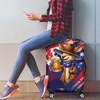 Australia Day Kangaroo Flag Luggage Cover Aussie Aussie Aussie Oi Oi Oi - Aussie Hoodie