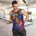 Australia Day Kangaroo Flag Men Tank Top Aussie Aussie Aussie Oi Oi Oi - Aussie Hoodie