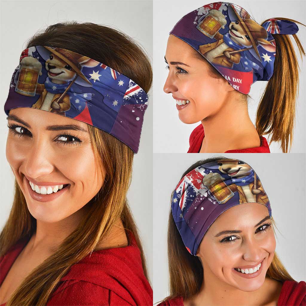 Australia Day Kangaroo Flag Neck Gaiter Aussie Aussie Aussie Oi Oi Oi - Aussie Hoodie