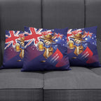 Australia Day Kangaroo Flag Pillow Cover Aussie Aussie Aussie Oi Oi Oi - Aussie Hoodie