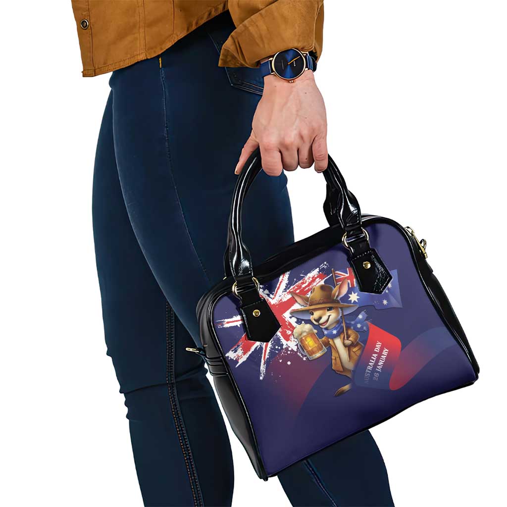Australia Day Kangaroo Flag Shoulder Handbag Aussie Aussie Aussie Oi Oi Oi - Aussie Hoodie