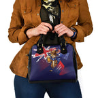 Australia Day Kangaroo Flag Shoulder Handbag Aussie Aussie Aussie Oi Oi Oi - Aussie Hoodie