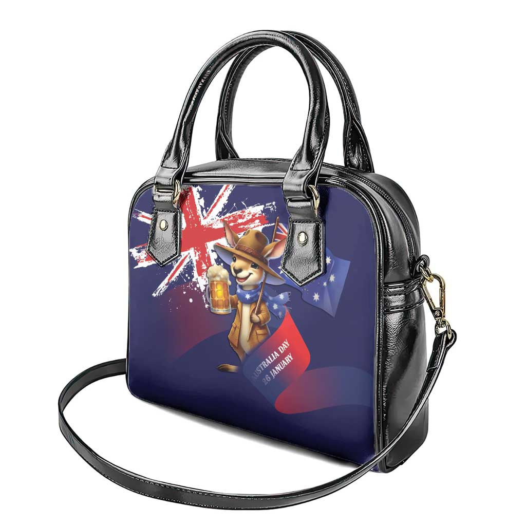 Australia Day Kangaroo Flag Shoulder Handbag Aussie Aussie Aussie Oi Oi Oi - Aussie Hoodie