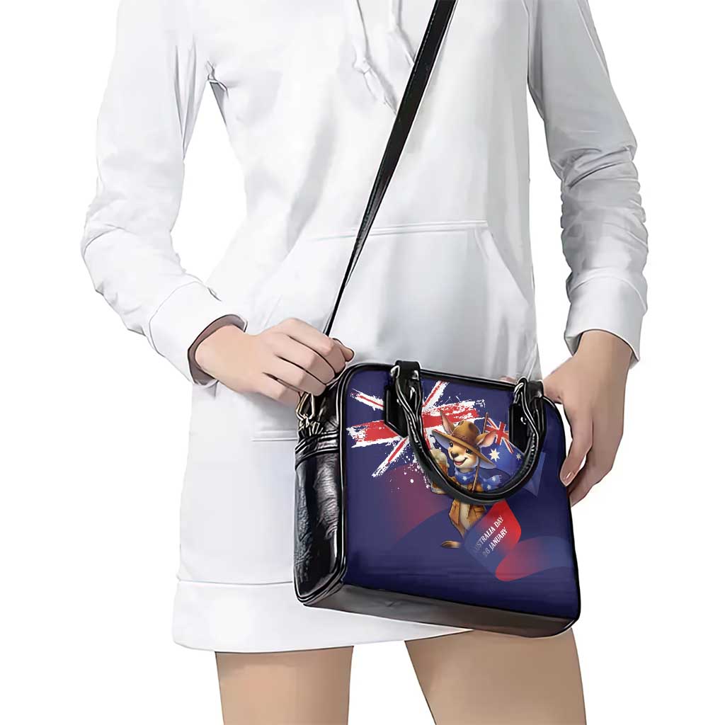 Australia Day Kangaroo Flag Shoulder Handbag Aussie Aussie Aussie Oi Oi Oi - Aussie Hoodie
