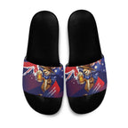 Australia Day Kangaroo Flag Slide Sandals Aussie Aussie Aussie Oi Oi Oi - Aussie Hoodie