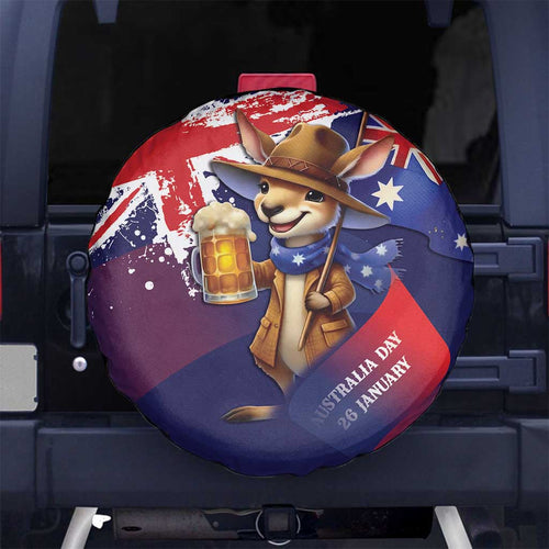 Australia Day Kangaroo Flag Spare Tire Cover Aussie Aussie Aussie Oi Oi Oi - Aussie Hoodie