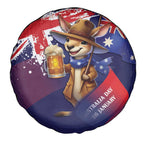 Australia Day Kangaroo Flag Spare Tire Cover Aussie Aussie Aussie Oi Oi Oi - Aussie Hoodie
