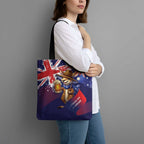 Australia Day Kangaroo Flag Tote Bag Aussie Aussie Aussie Oi Oi Oi - Aussie Hoodie