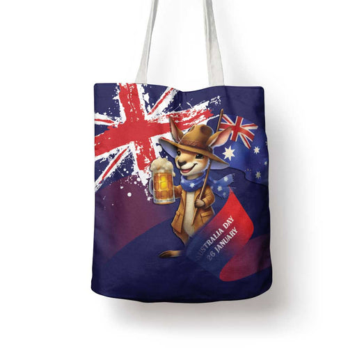 Australia Day Kangaroo Flag Tote Bag Aussie Aussie Aussie Oi Oi Oi - Aussie Hoodie