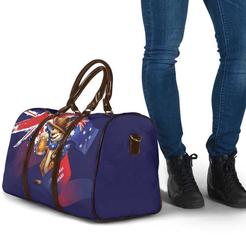 Australia Day Kangaroo Flag Travel Bag Aussie Aussie Aussie Oi Oi Oi - Aussie Hoodie