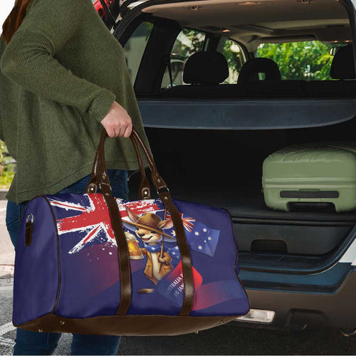 Australia Day Kangaroo Flag Travel Bag Aussie Aussie Aussie Oi Oi Oi - Aussie Hoodie