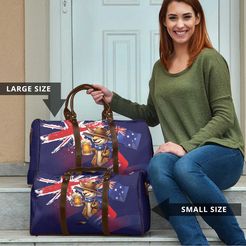 Australia Day Kangaroo Flag Travel Bag Aussie Aussie Aussie Oi Oi Oi - Aussie Hoodie