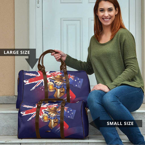 Australia Day Kangaroo Flag Travel Bag Aussie Aussie Aussie Oi Oi Oi - Aussie Hoodie