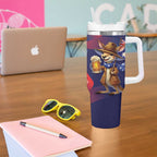 Australia Day Kangaroo Flag Tumbler With Handle Aussie Aussie Aussie Oi Oi Oi - Aussie Hoodie