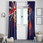 Australia Day Kangaroo Flag Window Curtain Aussie Aussie Aussie Oi Oi Oi - Aussie Hoodie