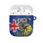 Australia Day Koala AirPods Case Aussie Aussie Aussie Oi Oi Oi Blue Color - Aussie Hoodie