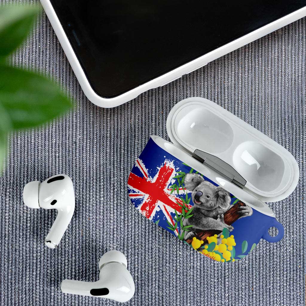 Australia Day Koala AirPods Case Aussie Aussie Aussie Oi Oi Oi Blue Color - Aussie Hoodie