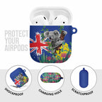 Australia Day Koala AirPods Case Aussie Aussie Aussie Oi Oi Oi Blue Color - Aussie Hoodie